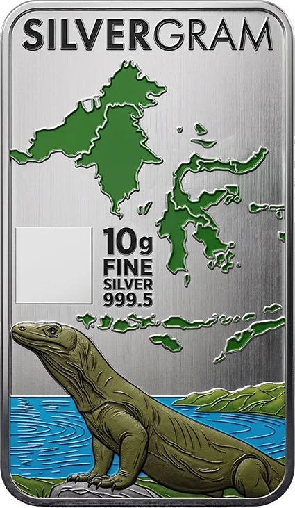 Koin Perak Komodo 10g