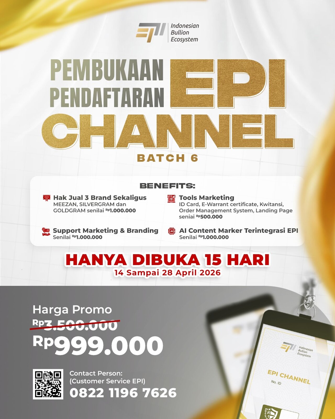Paket Bisnis EPI Channel Batch 6