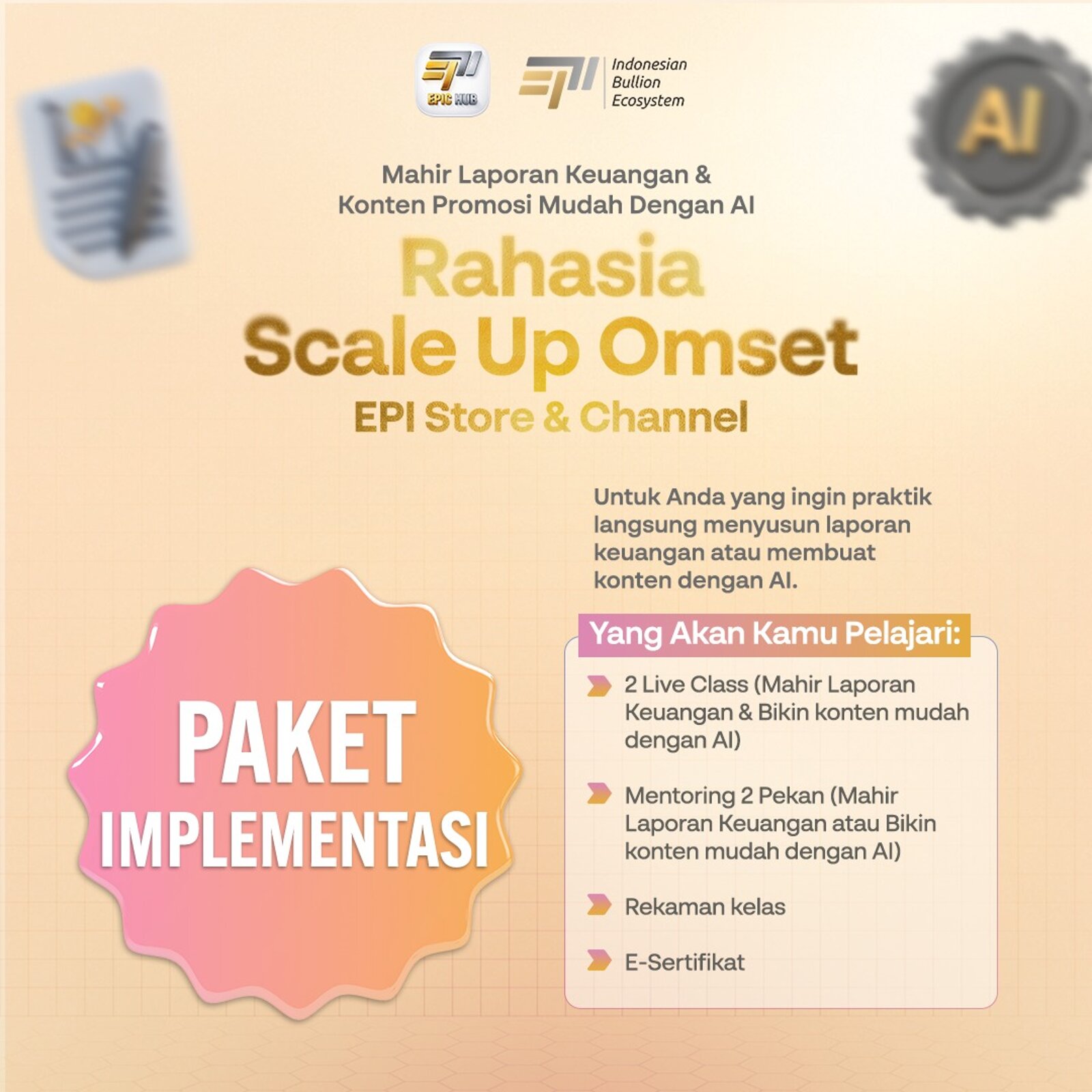Scale Up Bisnis EPI - Paket Implementasi